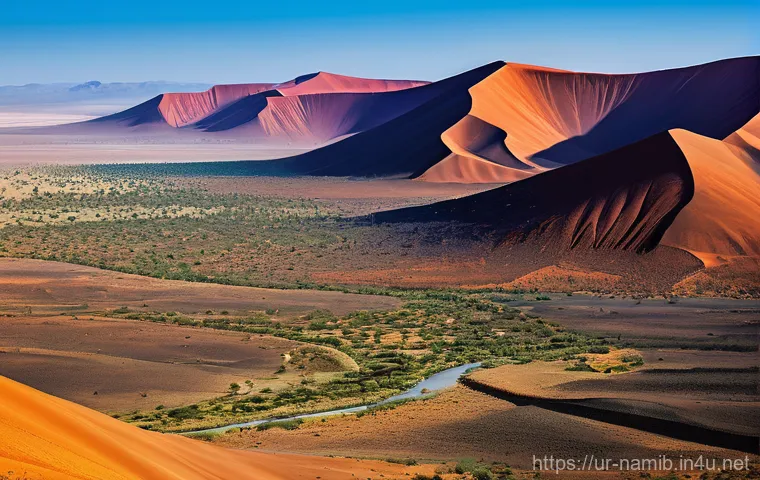 나미비아 경제 성장과 산업 - Here are three detailed image generation prompts in English, tailored to the themes and guidelines p...